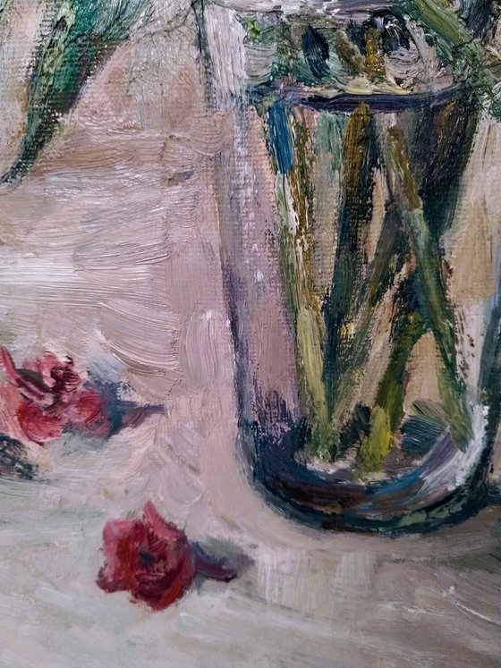 Bouquet. Original oil painting.