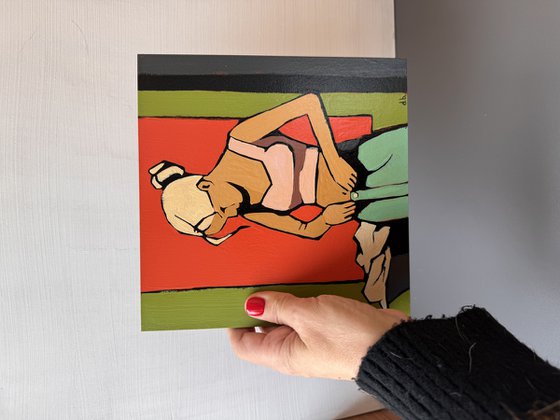 "Tiny Jeans" Original Painting Small