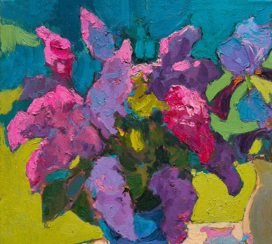 Irises and Lilacs