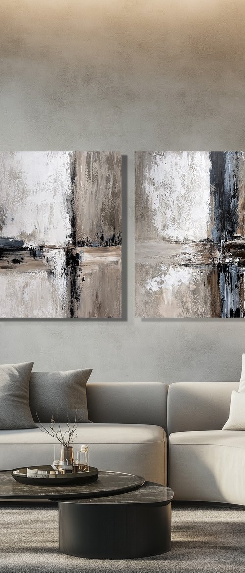 Timeless Balance Diptych set by Tatiana Malinovscaia
