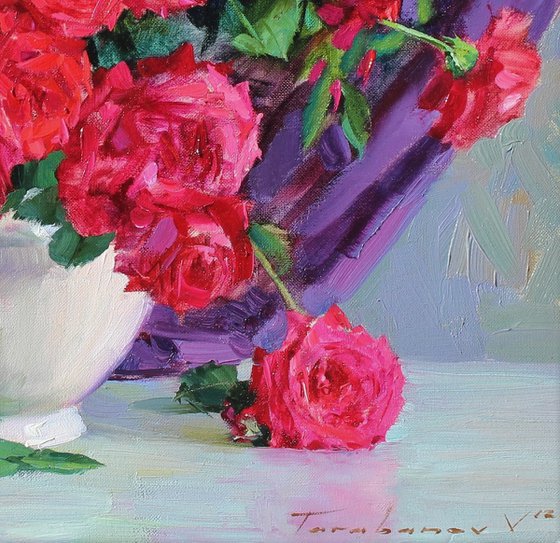 Bouquet of red roses