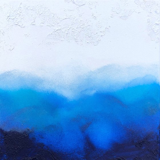 pacific seascapes (3 artworks 30 x 30 cm) Dee Brown