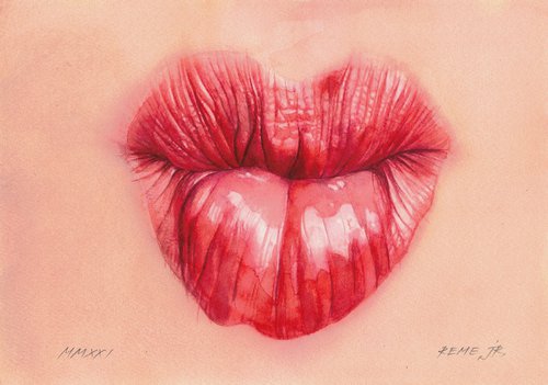 Lips XV by REME Jr.