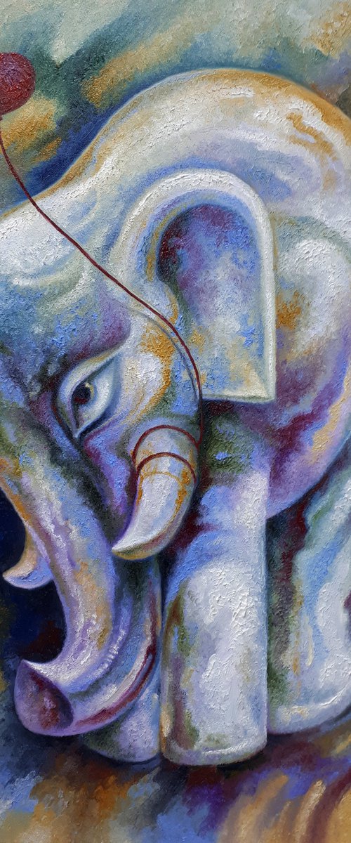 White elephant by Serhii Voichenko