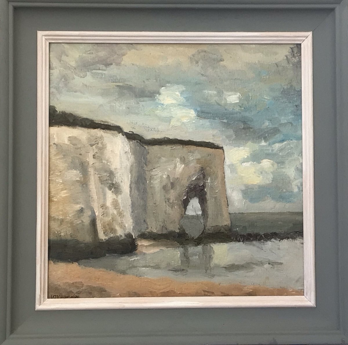 Kingsgate Bay original oil painting by Julian Lovegrove Art