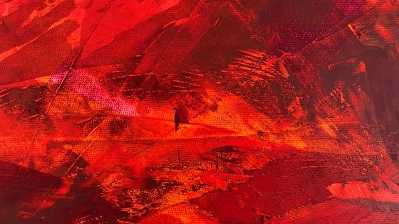 Terra M 3624 red abstract