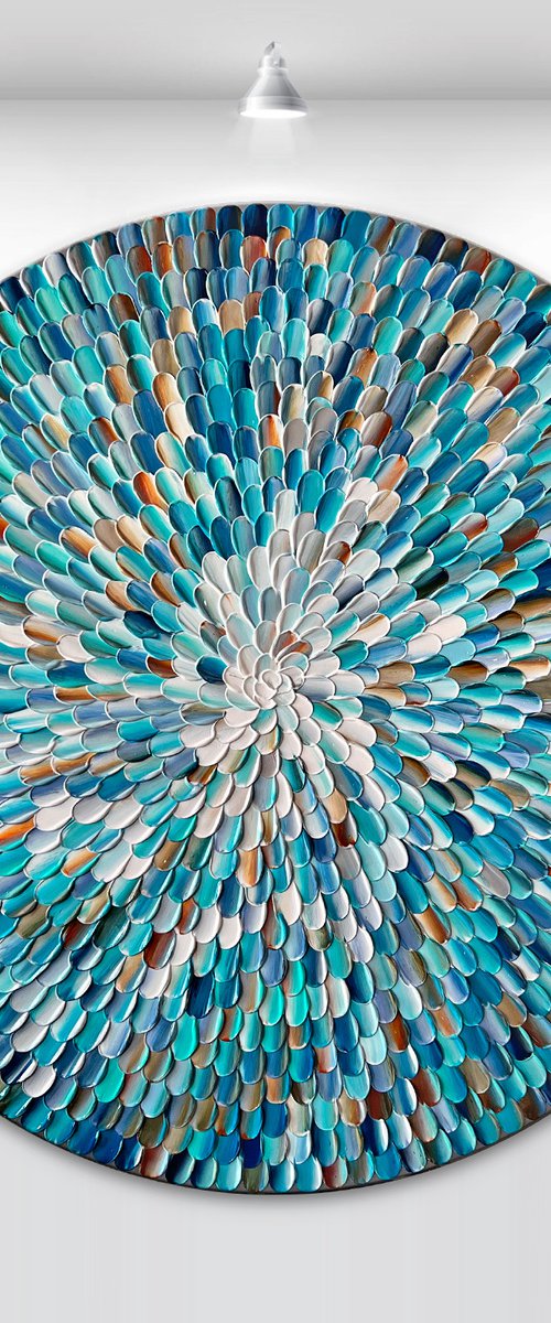 'Crystalus' - 36x36” by Tatiana Georgieva