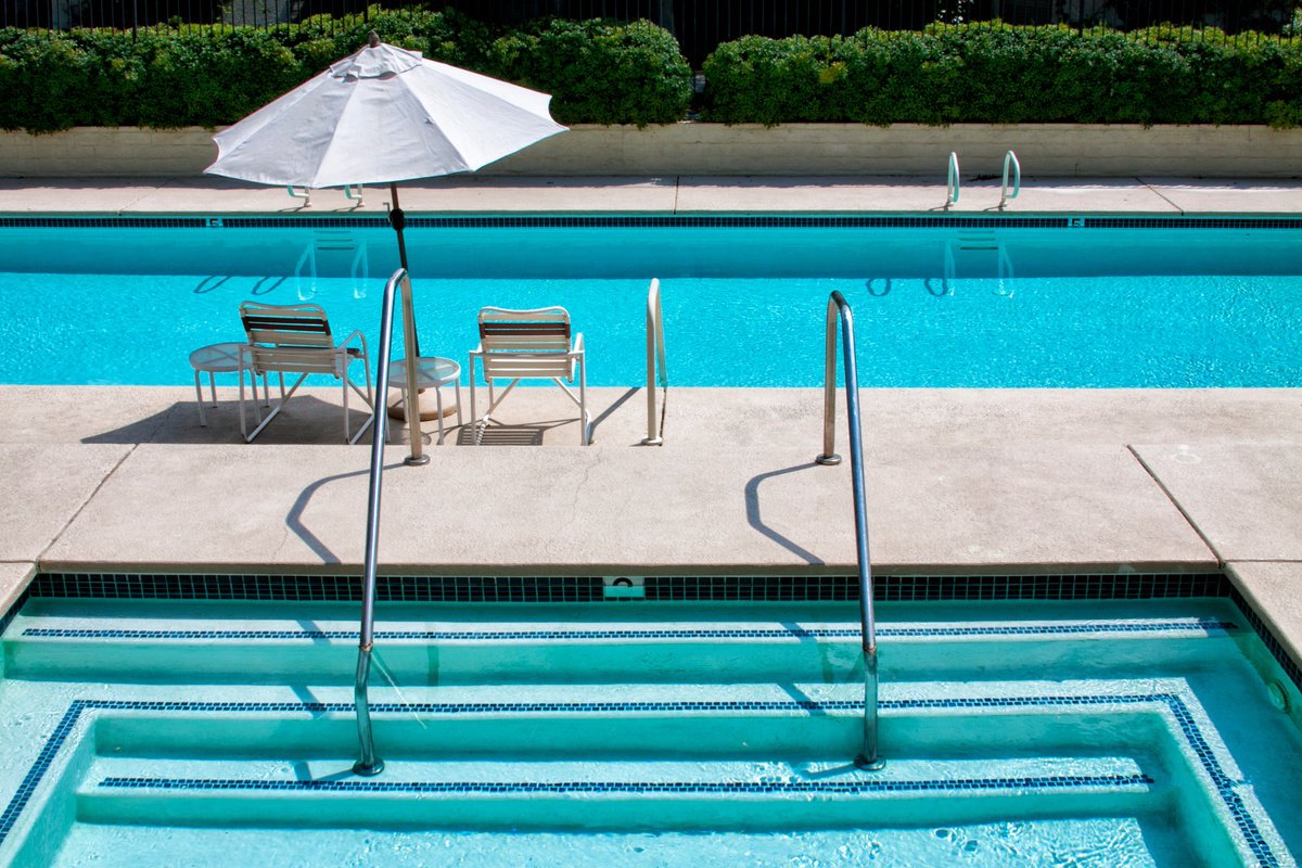 Impressionistic Cityscapes Photograph By William Dey, 26 X 18", Peaceful Oasis Palm Springs Ca, Original Artwork