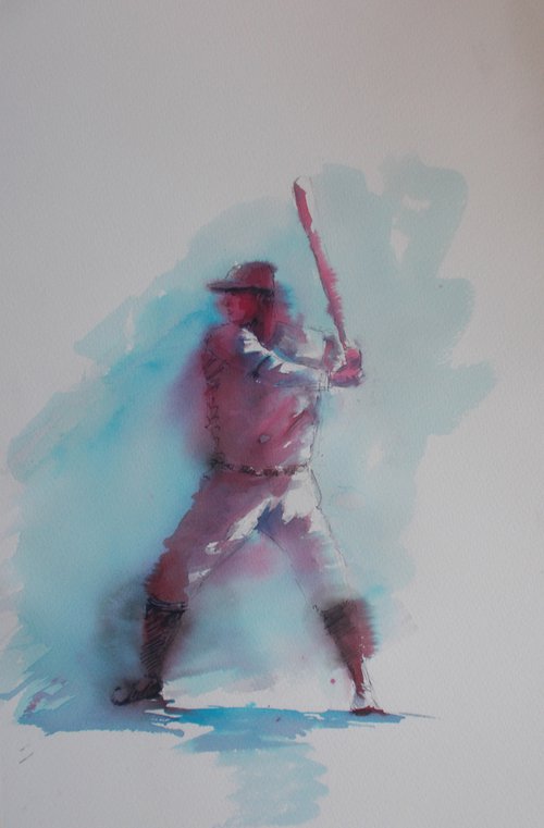 baseball player 19 by Giorgio Gosti
