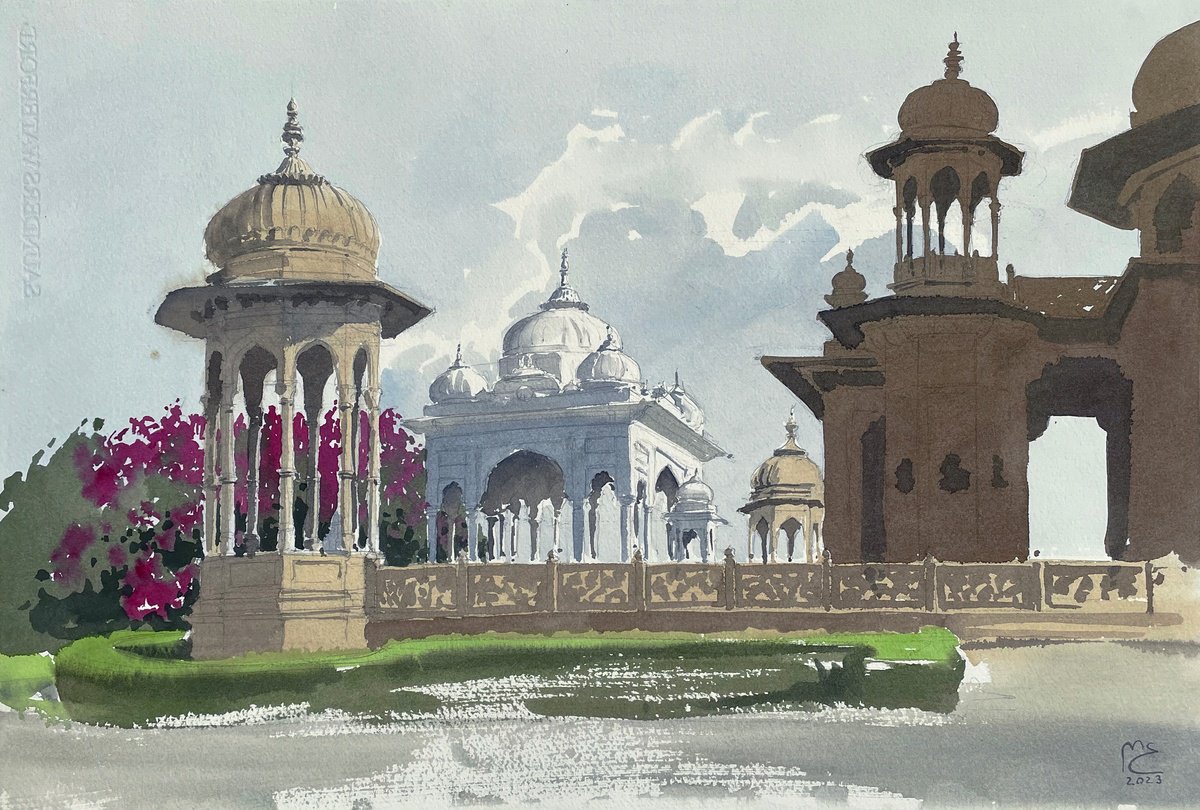 Royal Gaitor. Jaipur, Rajasthan, India by Eleanor Mill