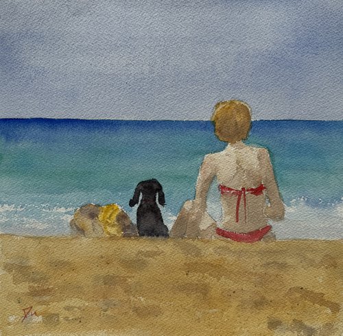 Beach day by Shelly Du