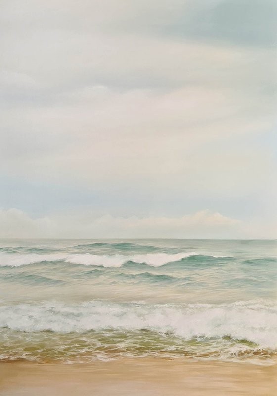 "Serene" Seascape oil canvas art