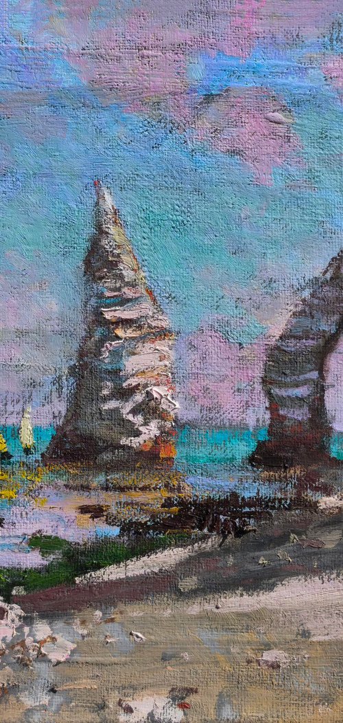Morning in Etretat by Alexander Shandor