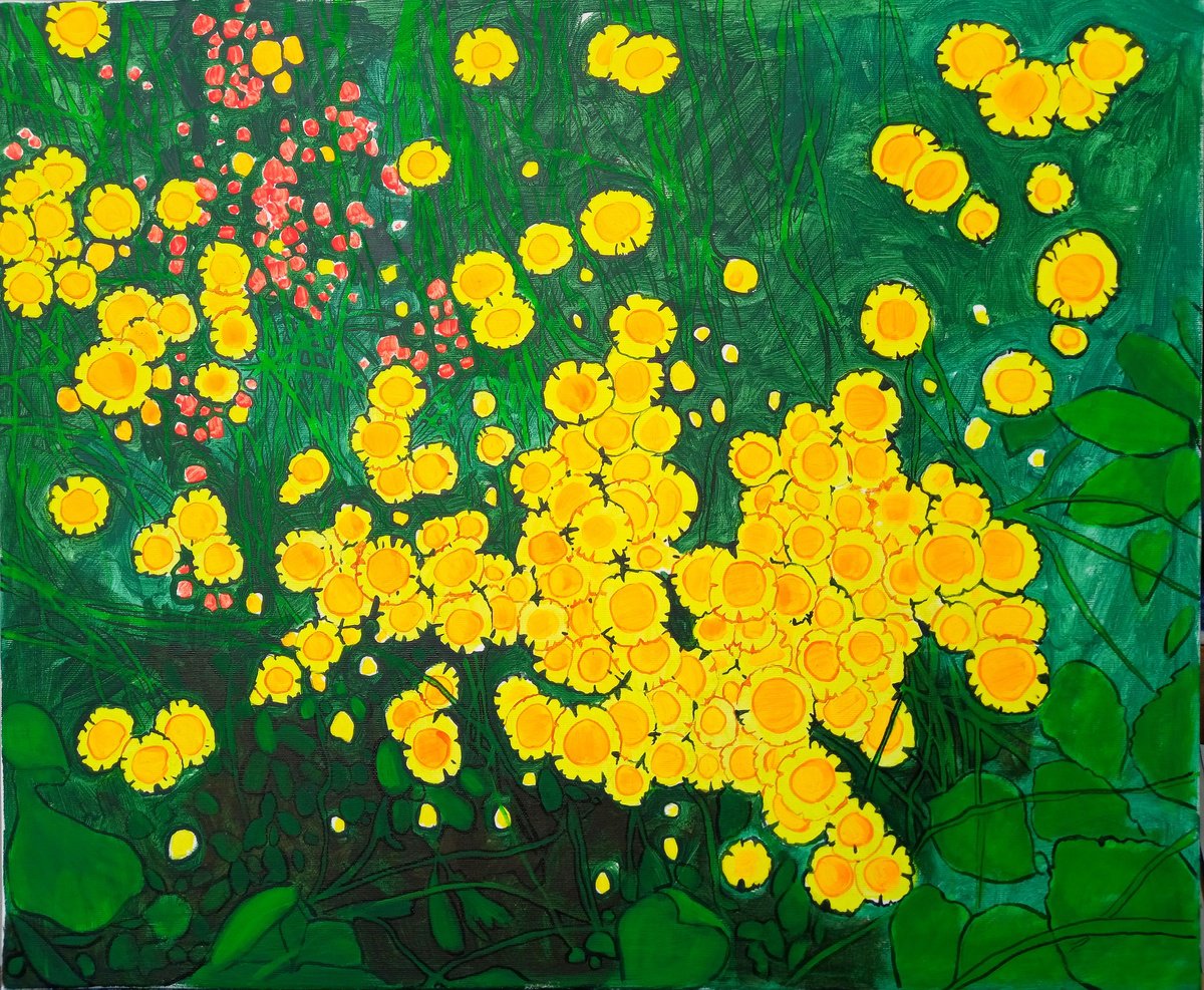 Yellow flowers by Raffi Ghazaryan