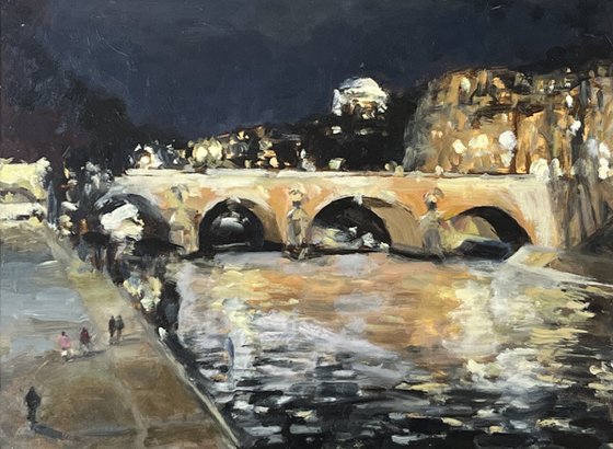 Winter Light on the Seine
