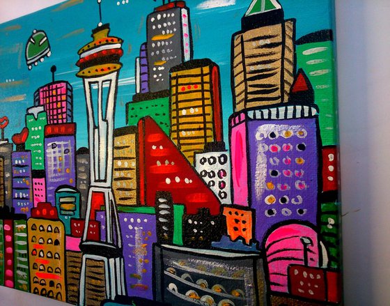 Futuristic City of Seattle