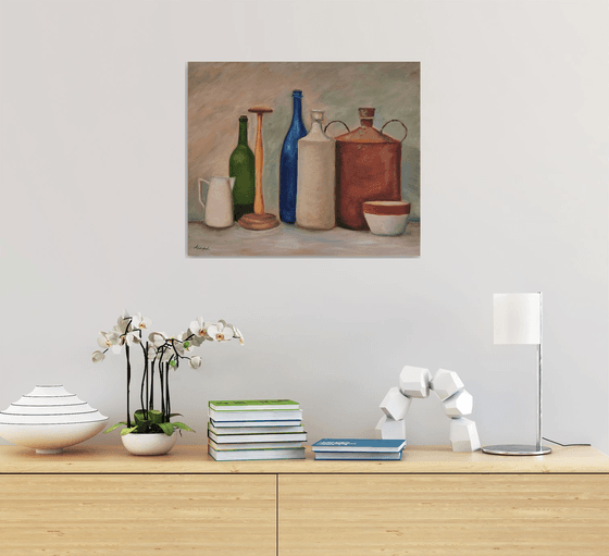 The blue bottle / And why not Morandi…