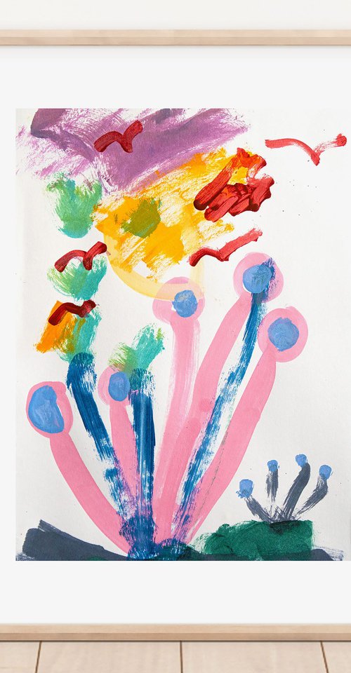 Pink Urchins by Suzie Cumming