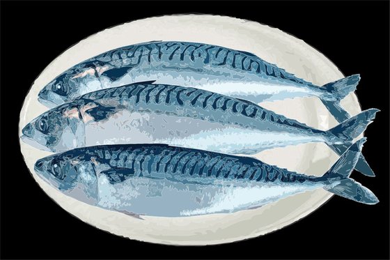 MACKERAL ON A PLATE