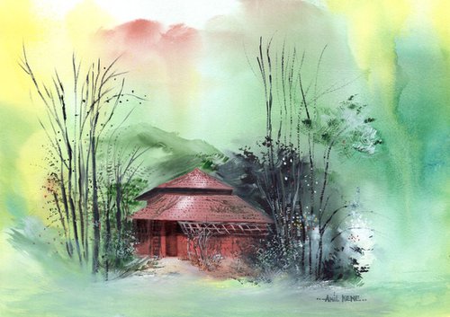 Red House 2 by Anil Nene