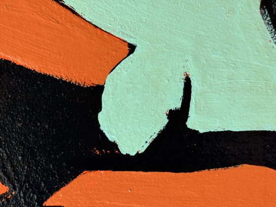 Women Drinking Coffee Original Painting