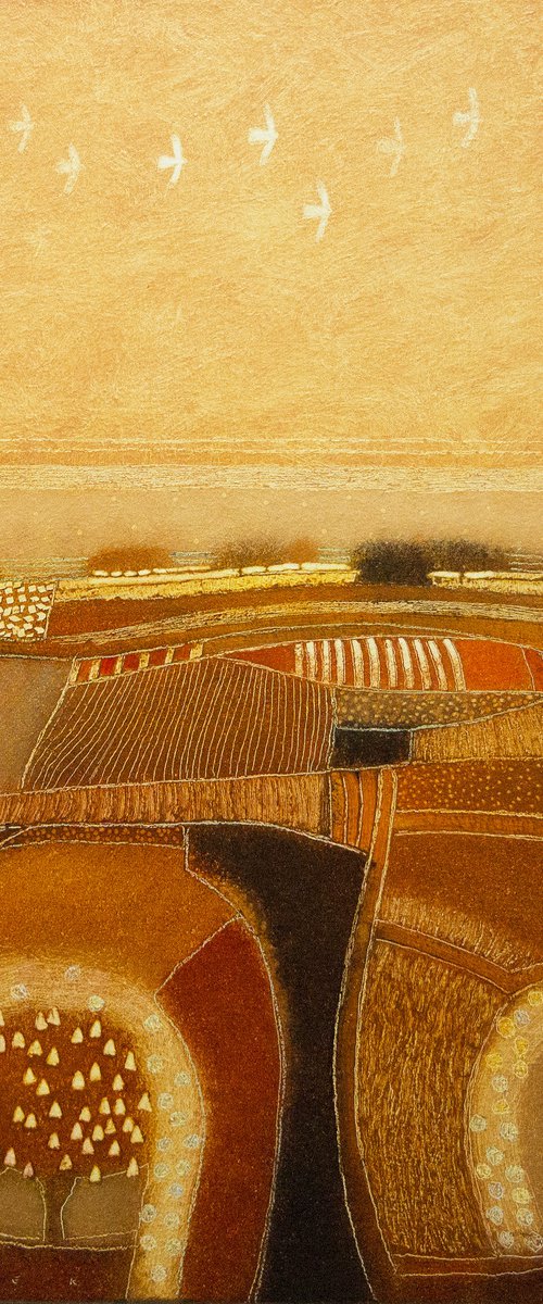 The landscape is glowing by Rob van Hoek