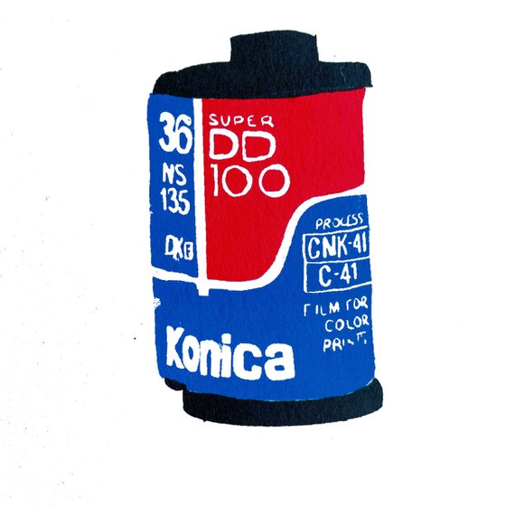 KONICA - limited-edition, film reel print