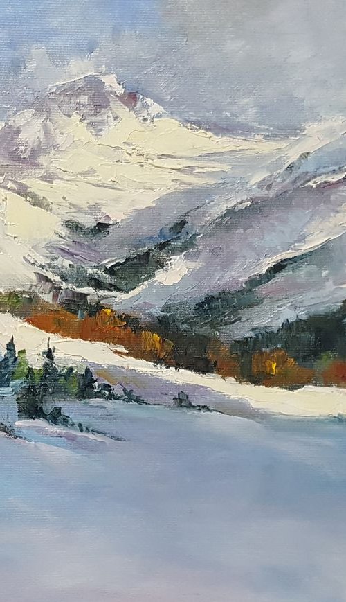Winter in the mountains by Olga Egorov