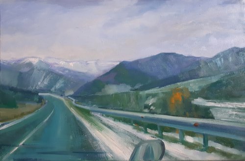 Road to the mountains by Olga Onopko