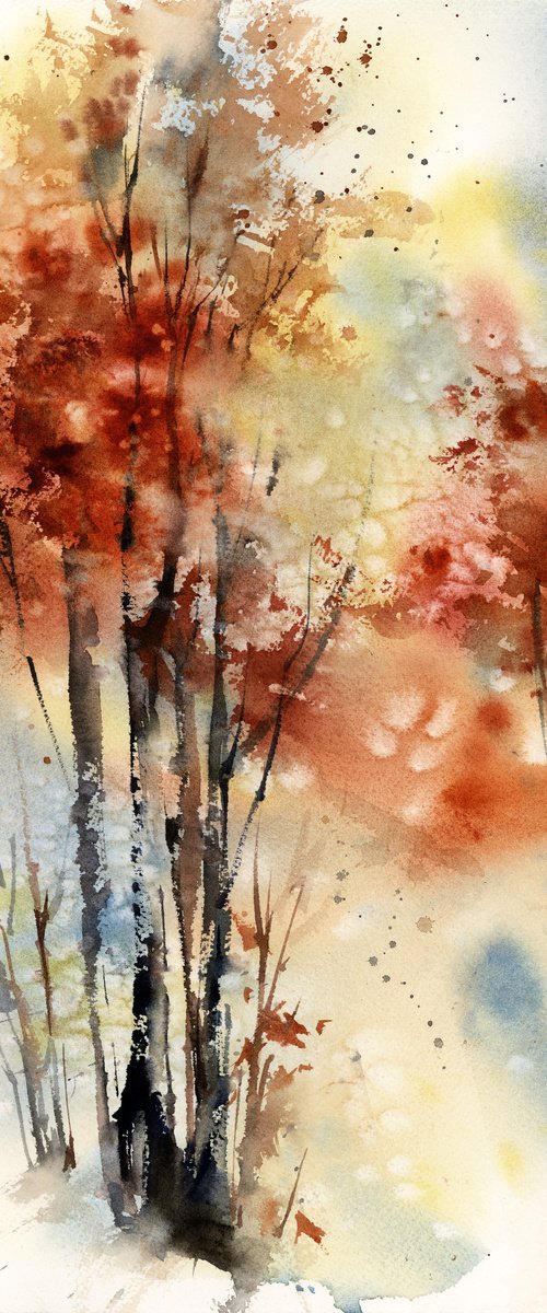 Autumnal Trees by Sophie Rodionov