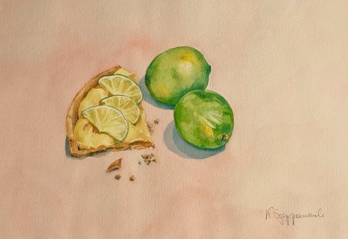 The lemon tart by Krystyna Szczepanowski
