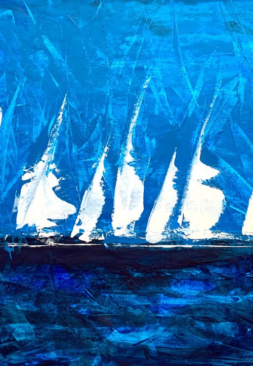 Beyond the blue sea #2324 by Anita Kaufmann
