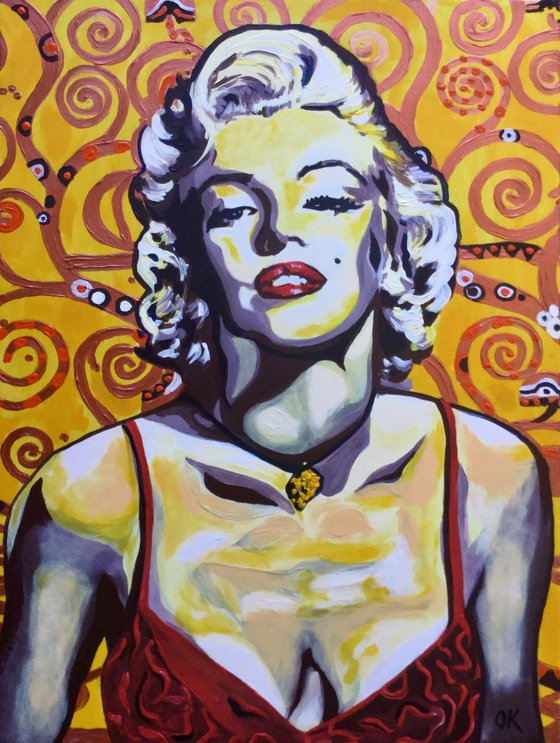 Marilyn Monroe.  Goddess of Hollywood. Movie star.