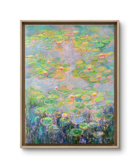 Songs of the Sea! Water Lily pond painting