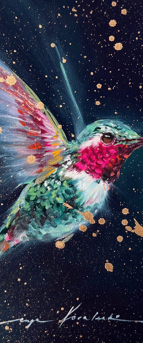 Fairy hummingbird by Inga Kovalenko