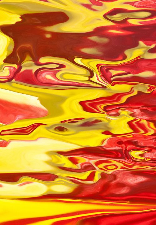 Red Yellow Flow by Bruno Paolo Benedetti