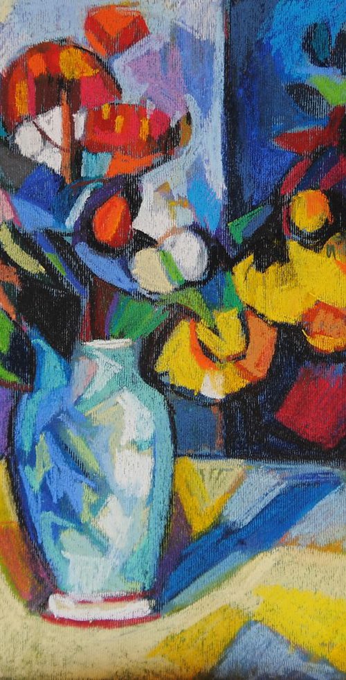 Flowers / 38 x 31 cm by Maja Đokić Mihajlović
