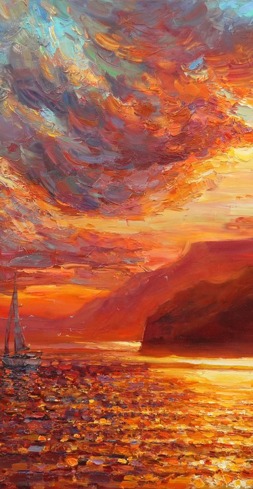 Amalfi Evening Magic by Serhii Cherniakovskyi