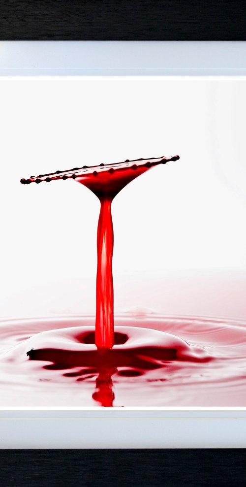 'Crimson Chalice' - Liquid Art by Michael McHugh