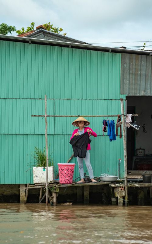 Stilt Houses of the Mekong Delta #4 - Signed Limited Edition by Serge Horta