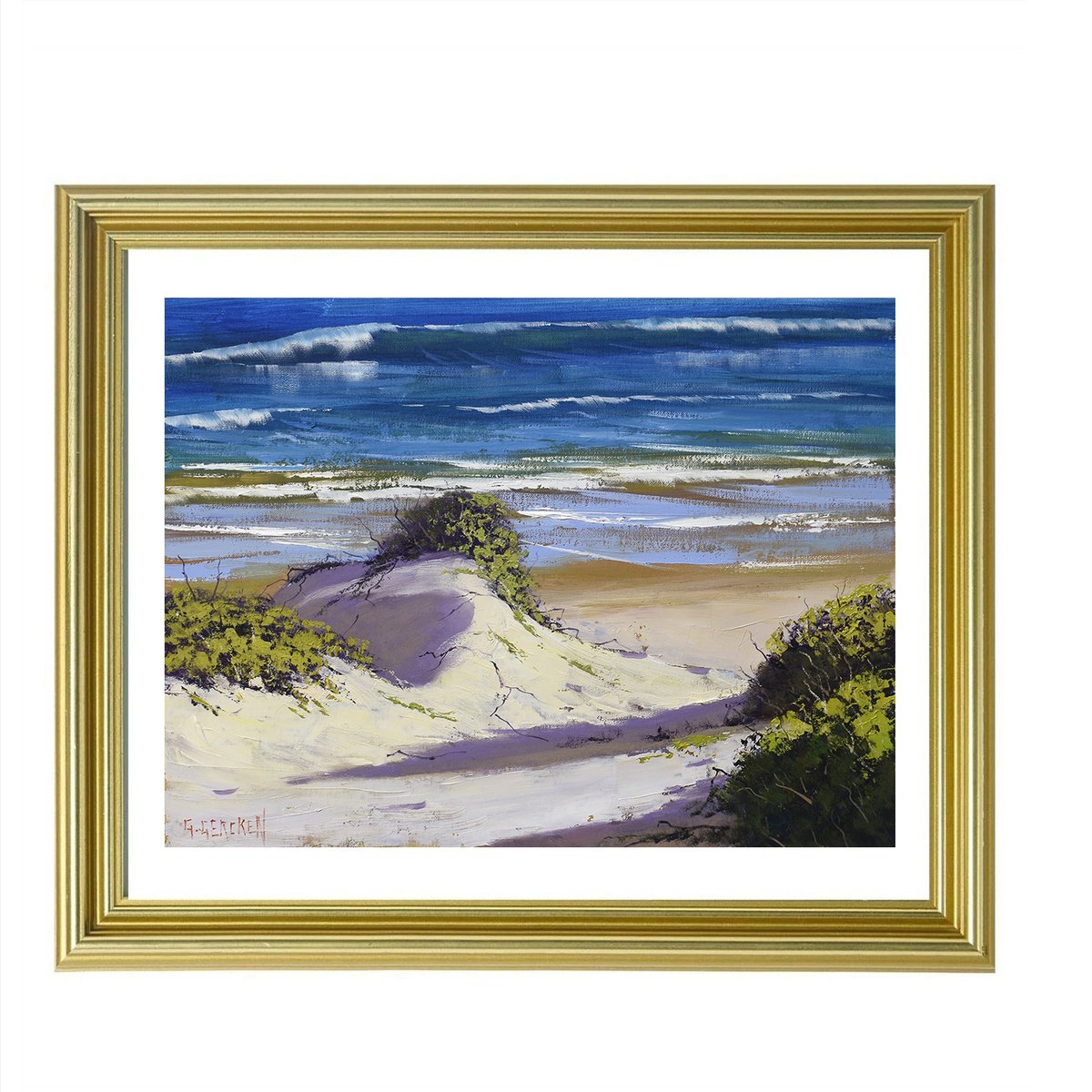 Dune Shadows By Graham Gercken, 16 X 12, Artwork For Sale On Artfinder