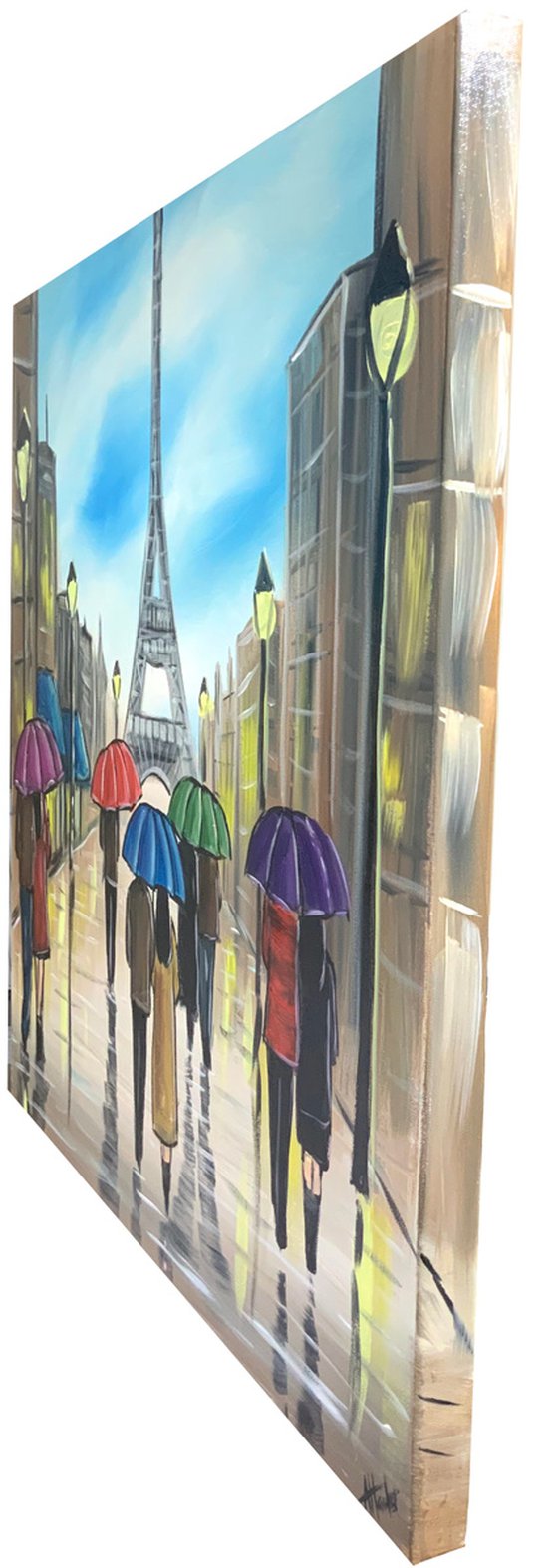 Colourful Paris Umbrellas