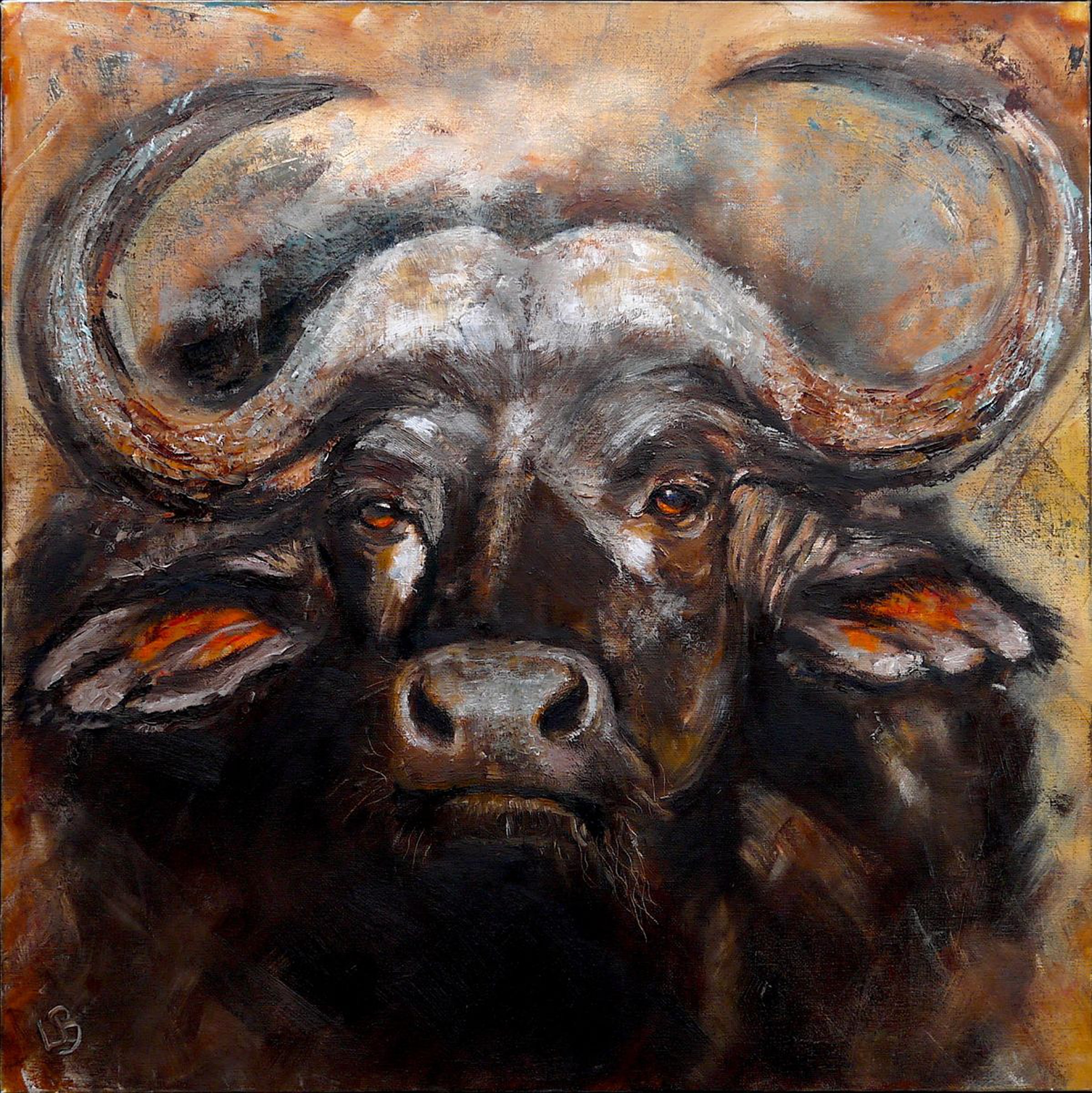 Buffalo Soldier Painting By Lisa Bartlett Artfinder