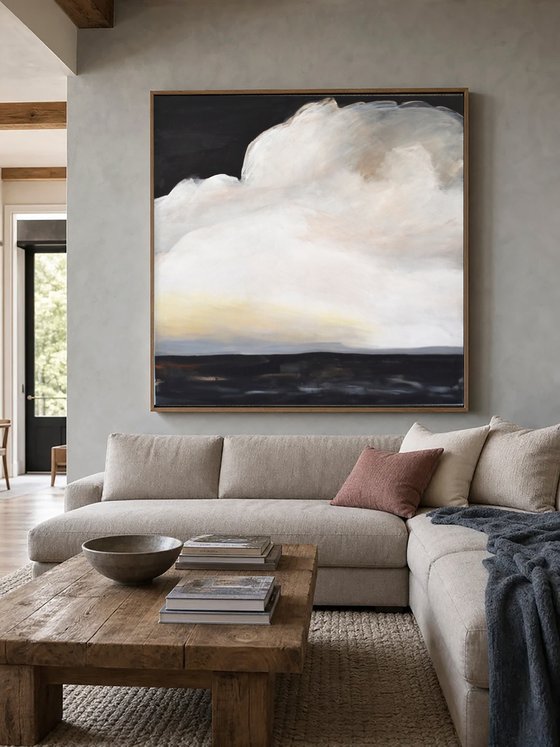 Landscape with clouds