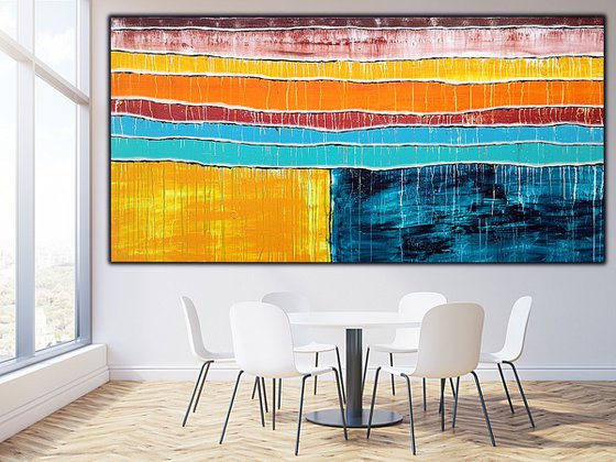 Color Waves - Extra Large Artwork   !