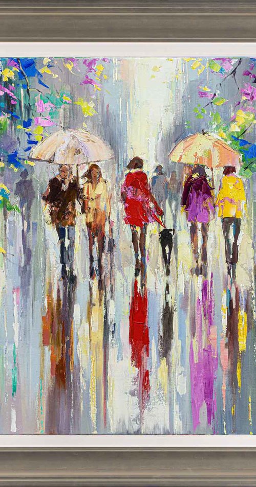 'A Family Walk' by Ewa Czarniecka
