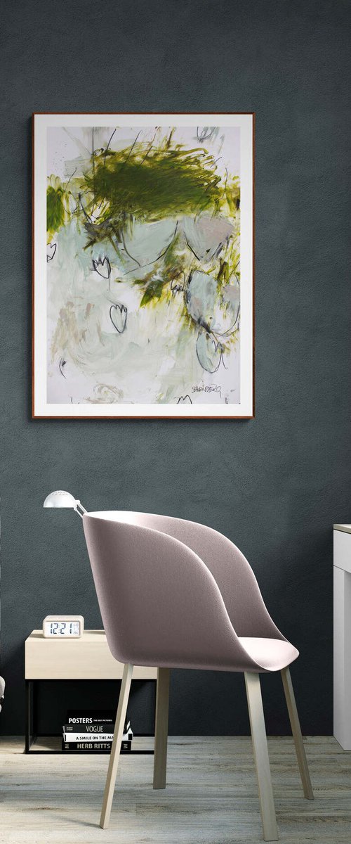 She Paints Outside the Lines No. 12 by Daniela Schweinsberg