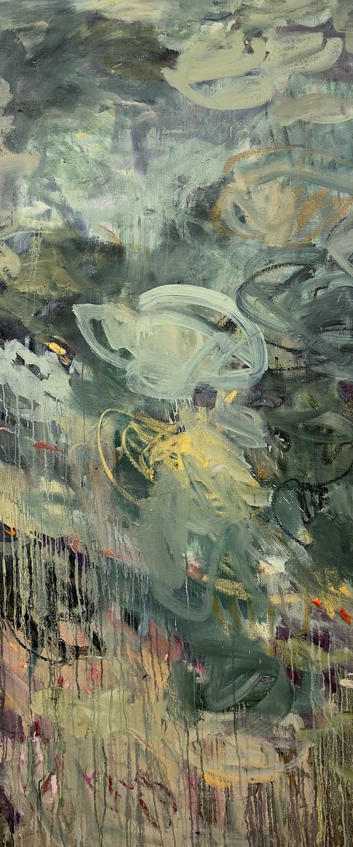 Expressions of depth. Spring pond by Lilia Orlova-Holmes