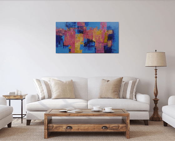 Shades Of Pure Calmness  (Large, 120x60cm)