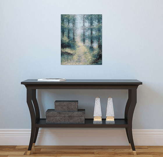 Misty Forest Trees 3